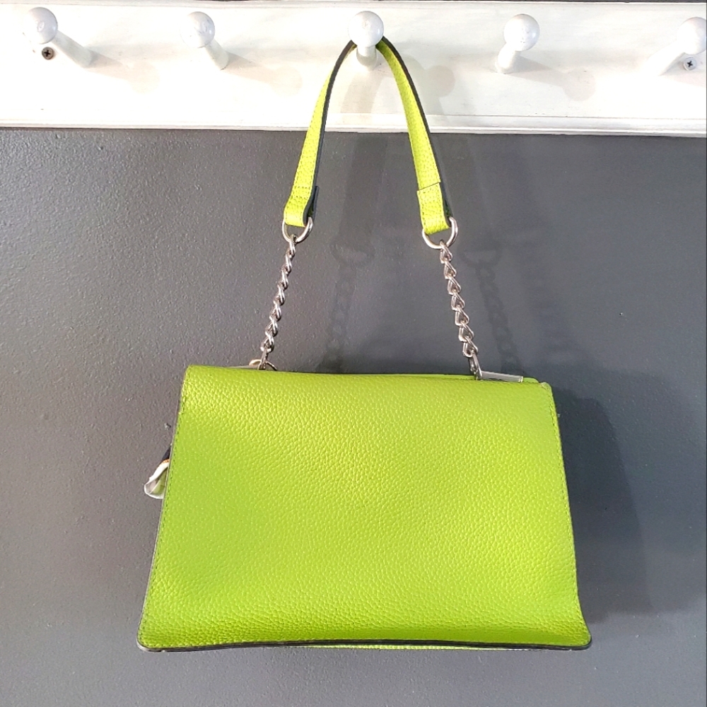 STEVE MADDEN Bloren neon green 2-way chain satchel crossbody From Smokers Home - Picture 5 of 13